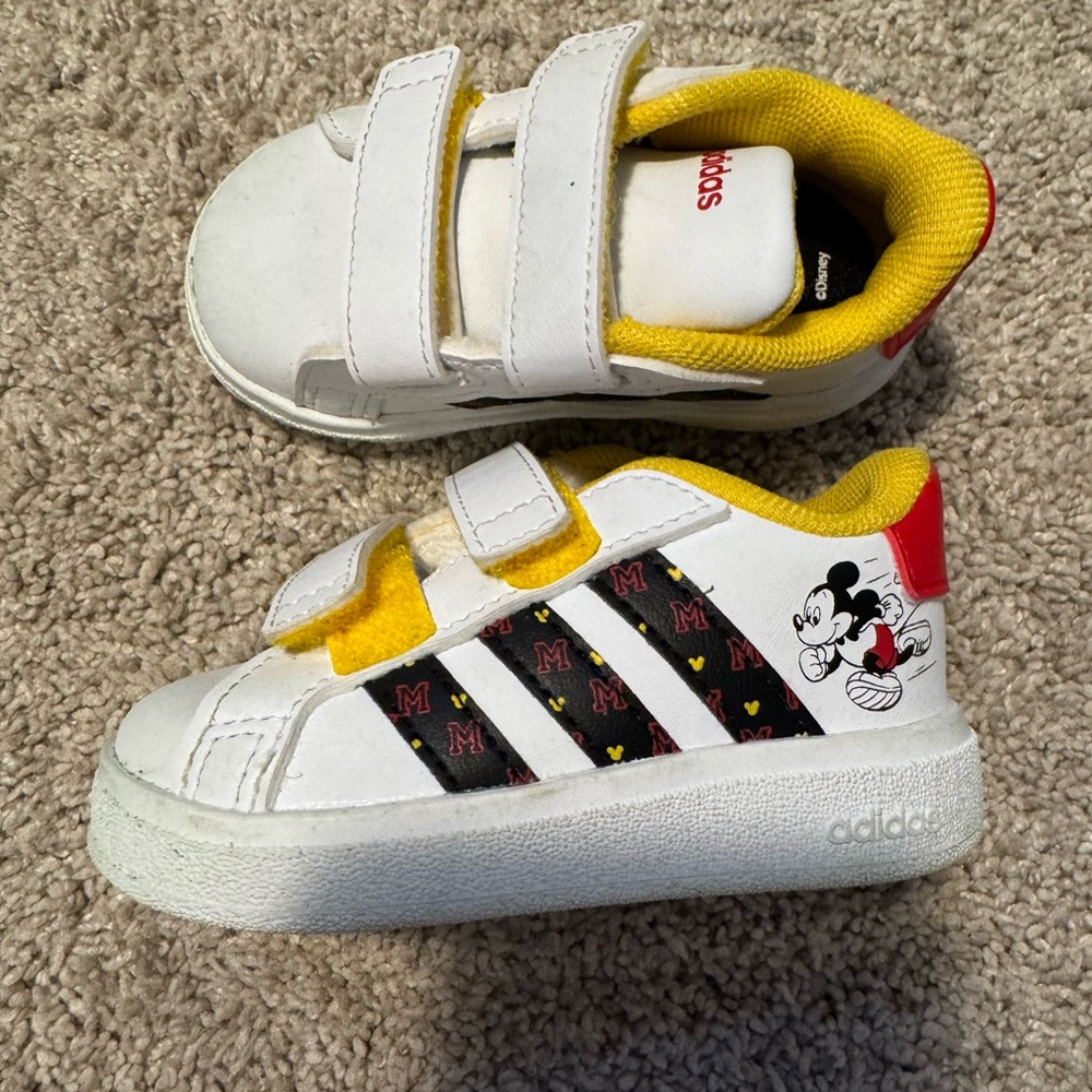Adidas Toddler Size 4 Mickey Shoes